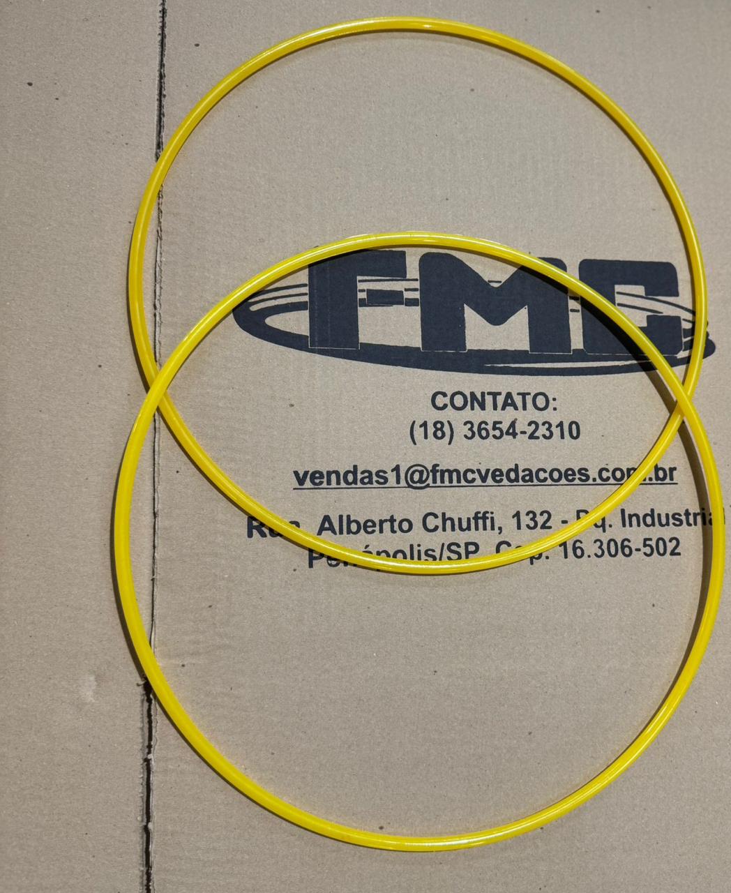 Anéis em Poliuretano Amarelo