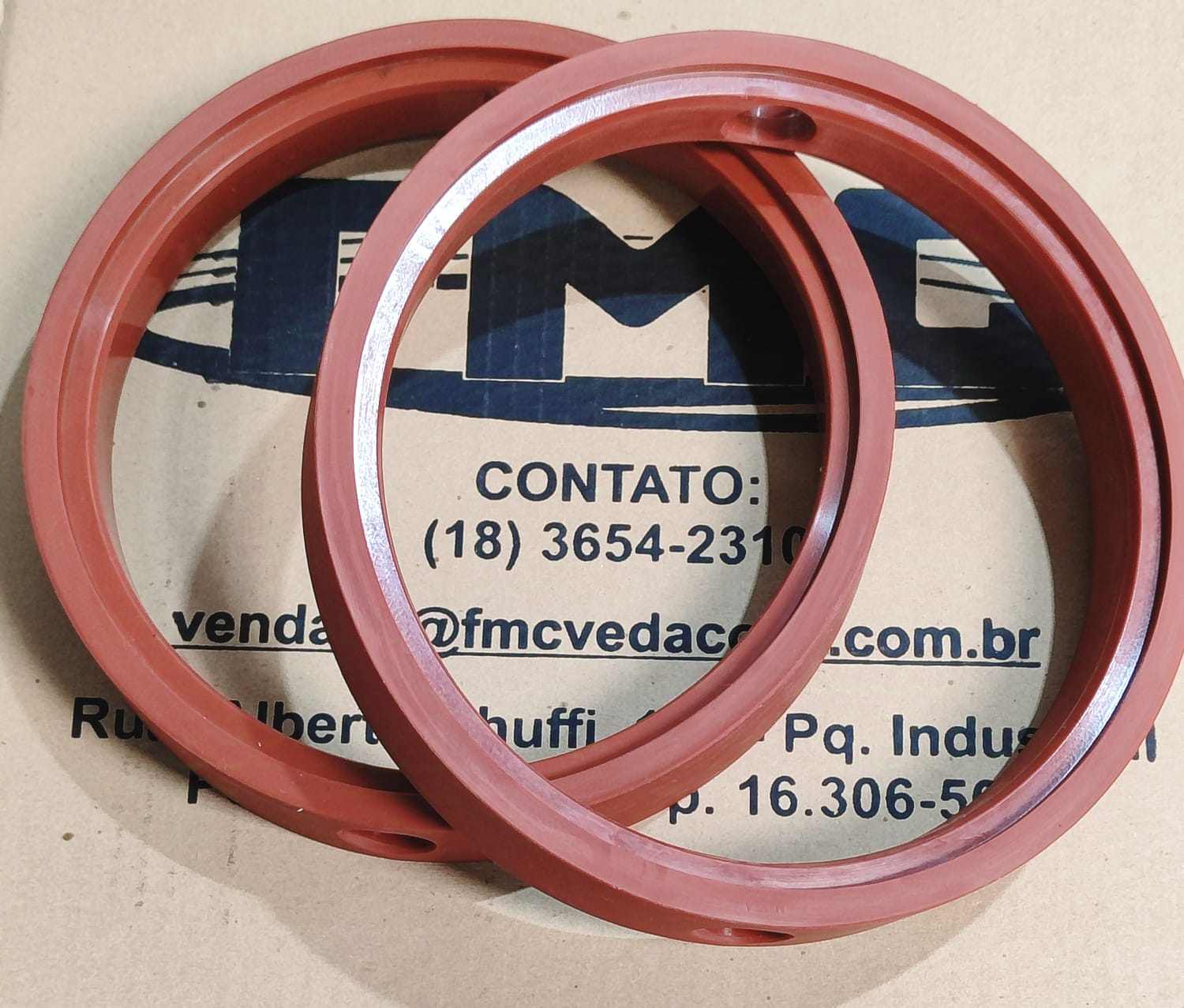Sede para válvula borboleta sanitária