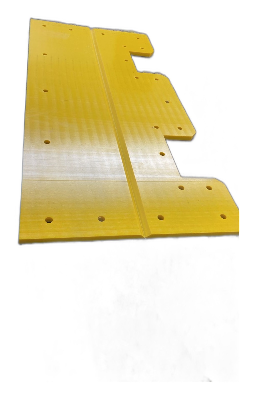Peça Usinada em UHMW Amarelo